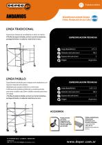 TRADITIONAL SCAFFOLDING 2.5M - 1