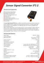 Datasheet S2C-2 Sensor Signal Converter