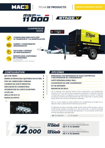 Ficha del producto MSP11000