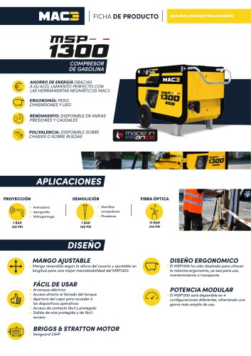 Ficha del producto MSP1300