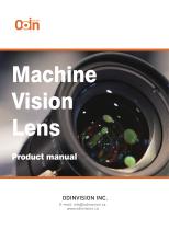 Machine Vision Lens