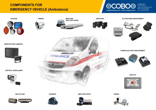 COMPONENTS FOR  EMERGENCY VEHICLE