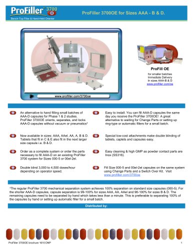 ProFiller 3700 OE