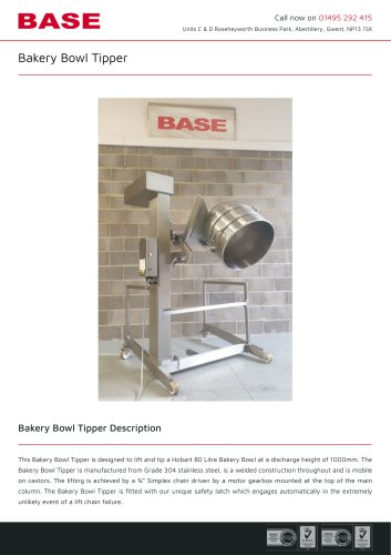 Bakery Bowl Tipper