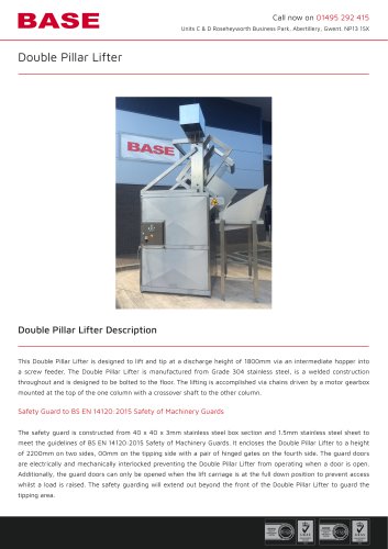 Double Pillar Lifter