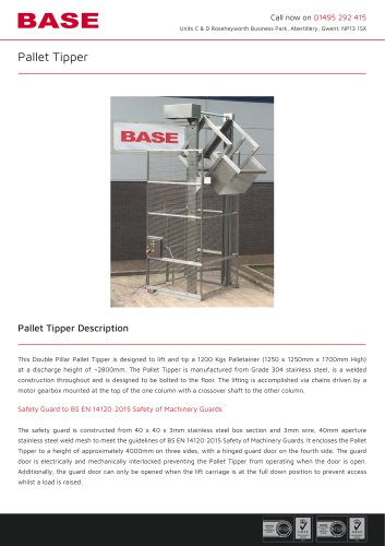 Pallet Tipper