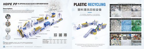 plastic film washing line