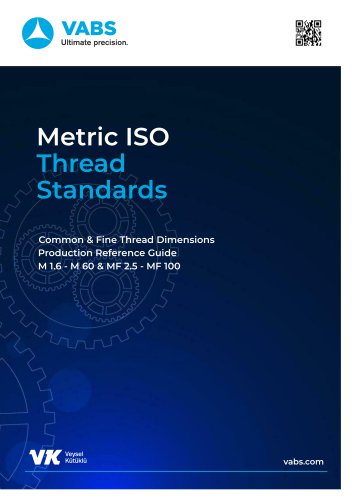 Metric ISO Thread Standards