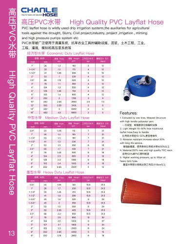 PVC Layflat hose/Irrigation hose