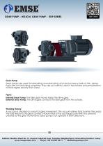 HELICAL GEAR PUMP - EDP SERIES