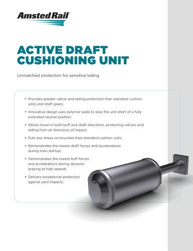 Active Draft Cushioning Unit