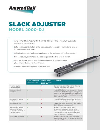 SLACK ADJUSTER MODEL 2000-DJ