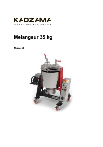 Melangeur 35 kg