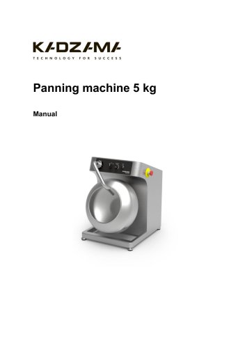 Panning machine 5 kg