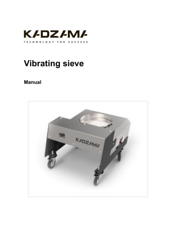 Vibrating sieve