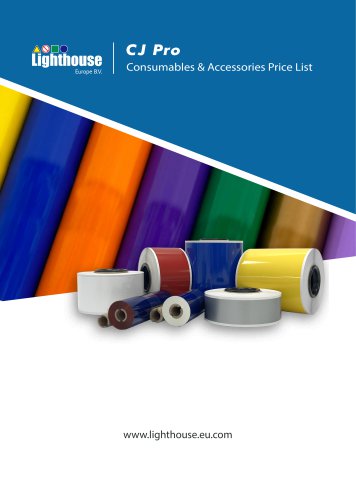 CJ Pro II - Euro RRP Consumable Pricelist
