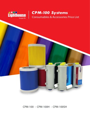 CPM-100 / CPM-100H / CPM-100SH - Euro RRP Consumable Pricelist
