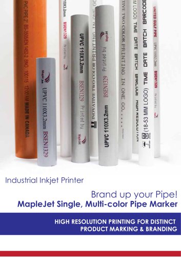 ProDigit Pipe Printer Catalogue