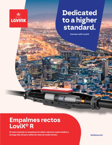 LoviXR cable joint brochure (ES)