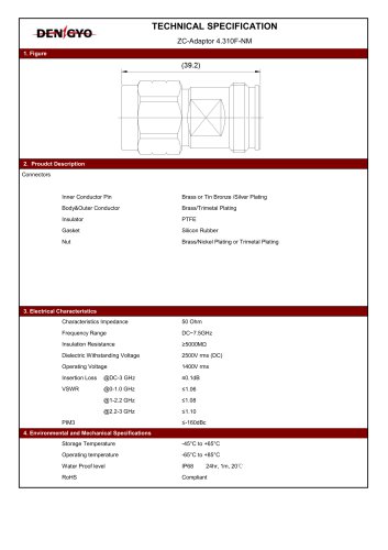 ZC-ADAPTOR 4.3-10F-NM