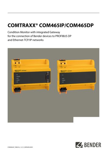 COMTRAXX&reg; COM465IP/COM465DP