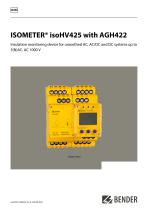 ISOMETER® isoHV425 with AGH422