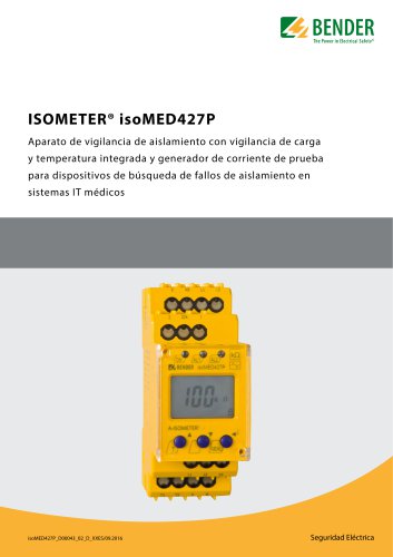 ISOMETER&reg; isoMED427x-(PT)