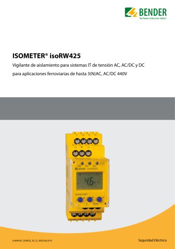 ISOMETER&reg; isoRW425