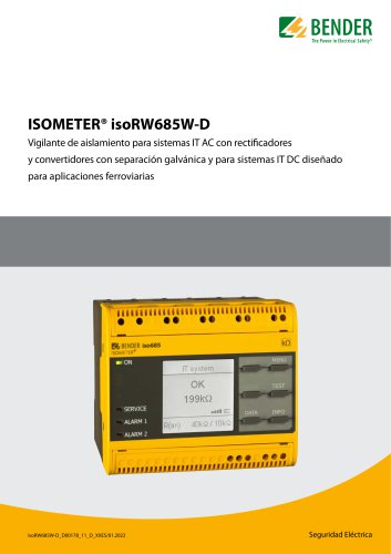 ISOMETER&reg; isoRW685W-D