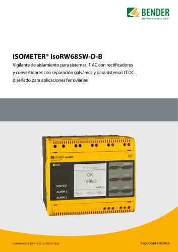 ISOMETER&reg; isoRW685W-D-B