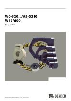 W0-S20…W5-S210 W10/600