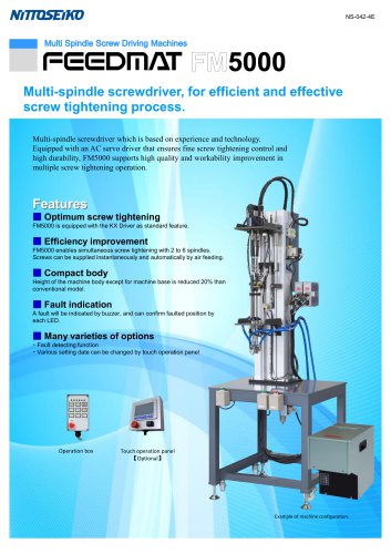 Multi Spindle Screw Driving Machines 「FM5000」