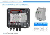 Type 2 1000V DC Surge Protector SLP-PV1000-S
