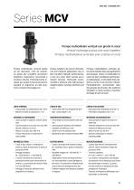 Bomba multietapa vertical MCV - 1