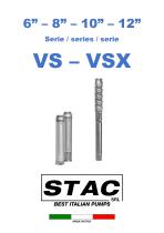 STAC Deepwell pumps : VS series / VSX series