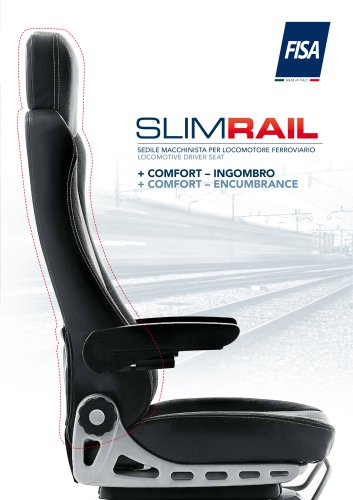 Locomotive driver seats SLIM