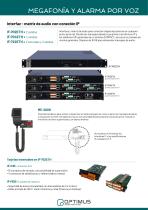 COMPACT, sistema de megafonía y alarma por voz, certificado EN 54 - 5