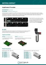 COMPACT, sistema de megafonía y alarma por voz, certificado EN 54 - 6