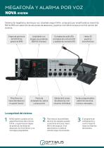 NOVA SYSTEM MEGAFONÍA Y ALARMA POR VOZ - 1