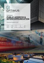 PUBLIC ADDRESS &  INTERCOMMUNICATION