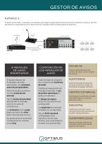 SMM-8SB, gestor de mensajes pregrabados con control horario y de zonas - 3