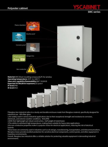 Electrical enclosure distribution（fiberglass)
