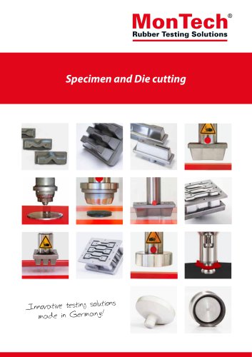 Specimen and Die cutting