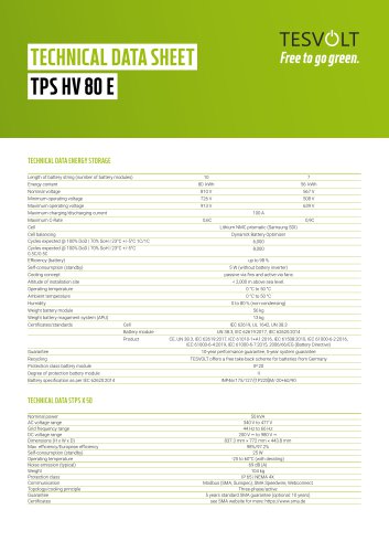 TPS HV 80 E