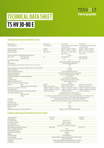 TS HV 30-80 E