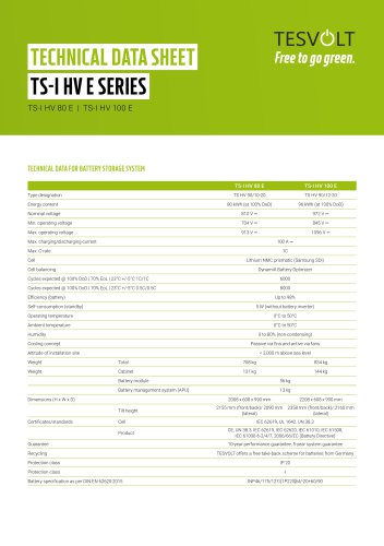 TS-I HV E SERIES