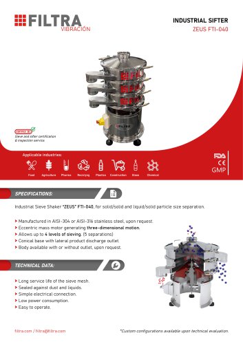 INDUSTRIAL SIFTER