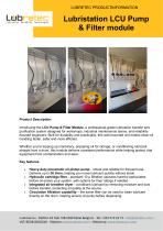Lubristation LCU Pump & Filter module