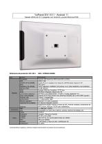 EVI-1011 : Tableta VESA de 10,1 pulgadas con Android y puerto Ethernet POE-1