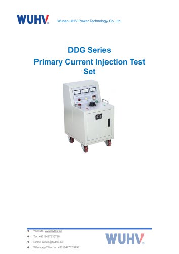 DDG Series High Current Generator-Catalog